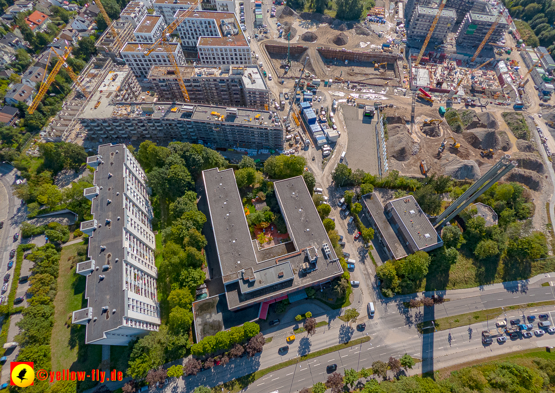 02.09.2023 - eine neue Baugrube auf dem Alexisquartier in Neuperlach